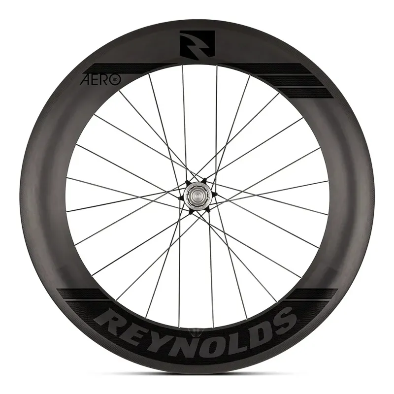 Reynolds BlackLabel Aero 80 Clincher Road Wheelset - Shimano HG-2